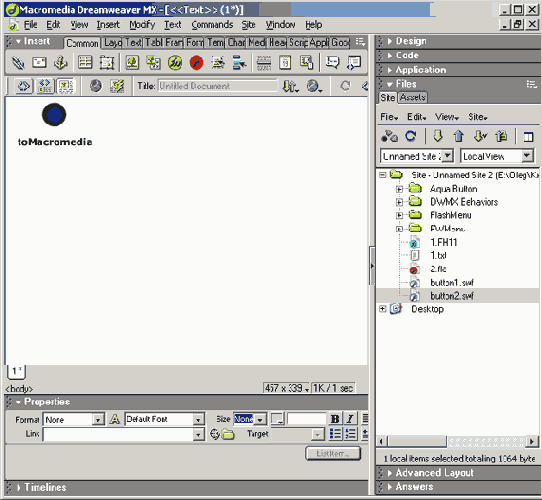    Dreamweaver MX