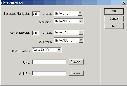 Преобразование страниц в Dreamweaver MX