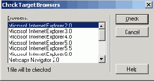 Преобразование страниц в Dreamweaver MX