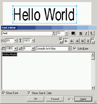 Шрифты и Macromedia MX Studio