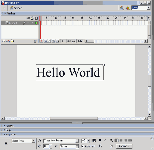 Шрифты и Macromedia MX Studio